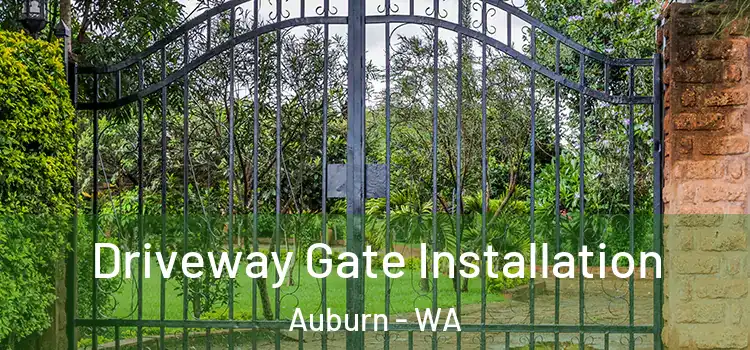 Driveway Gate Installation Auburn - WA